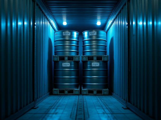 Industrial chemical drums requiring climate stability