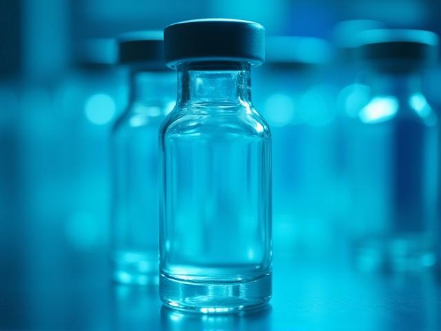Vials of medicine stored in a specialized cold-chain container