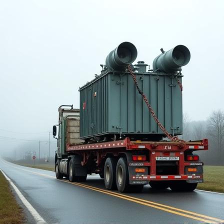 Transporting a massive transformer for a solar farm project